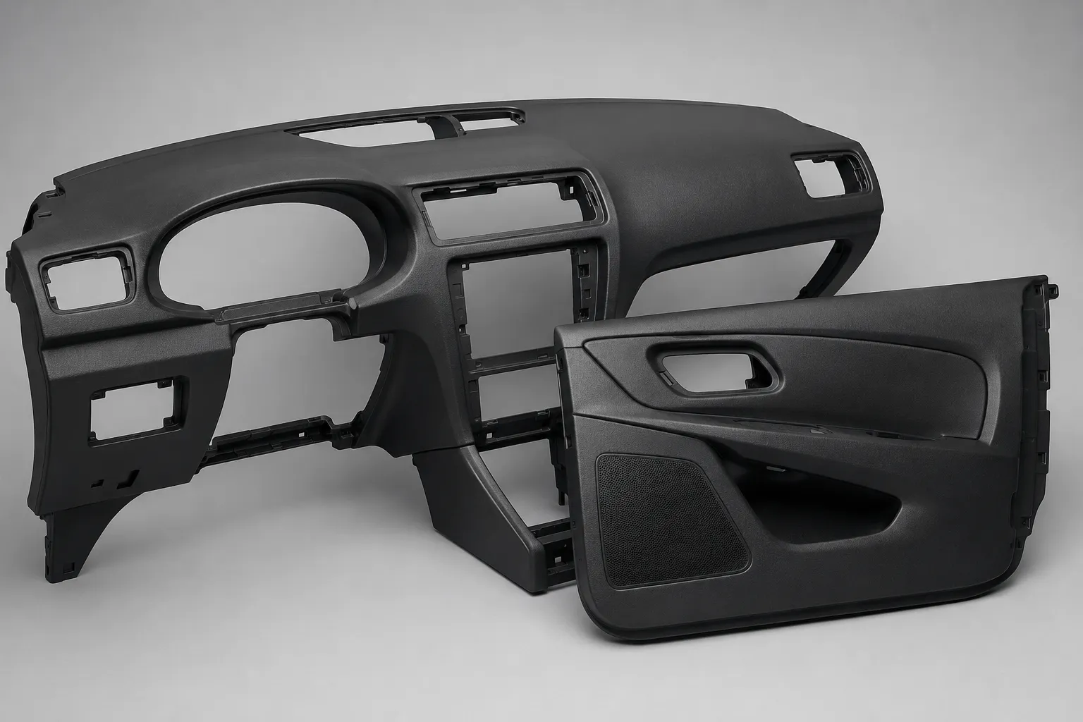 Interior dashboard & door panels for a vehicle programme