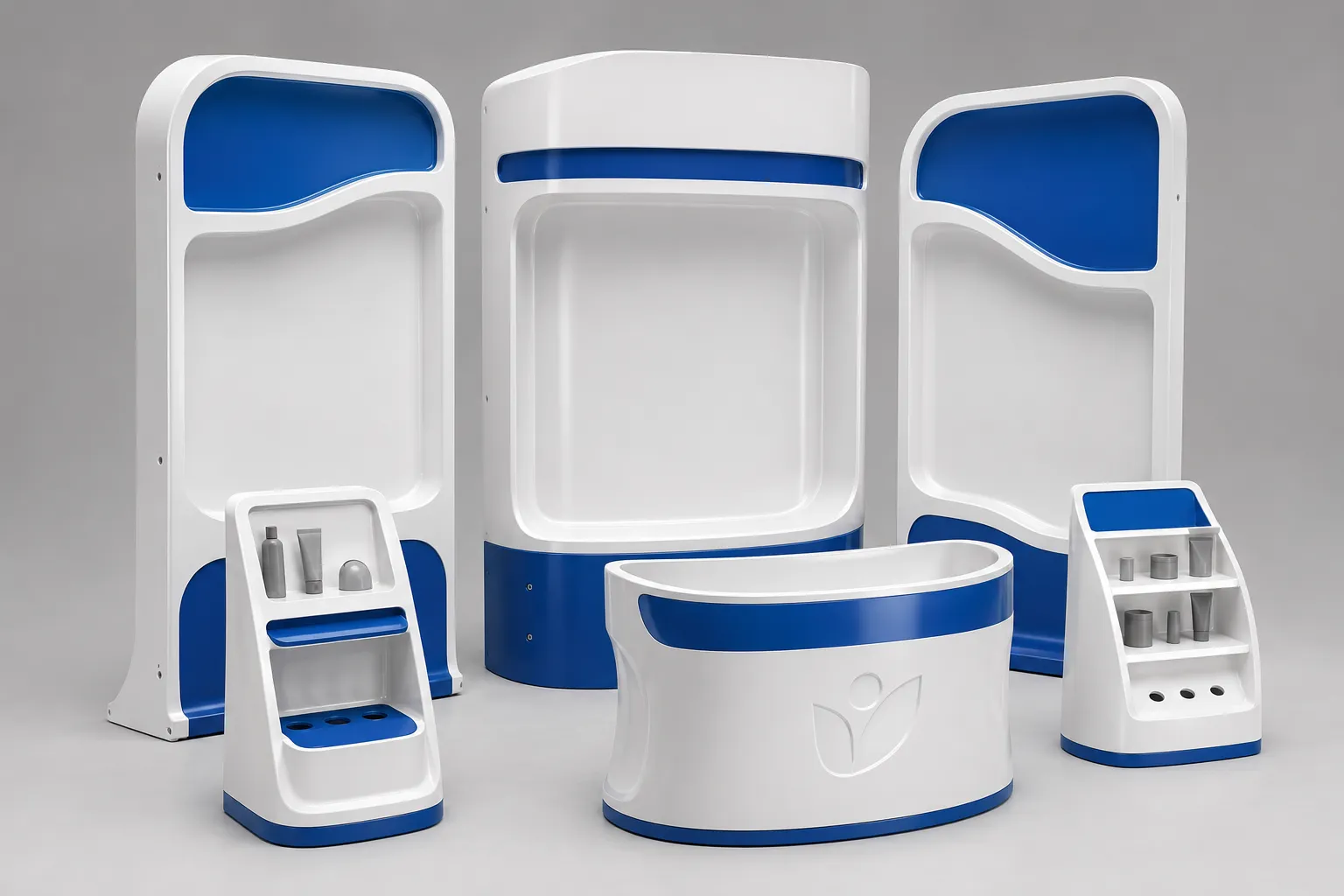 Modular display & exhibition panels for a retail programme