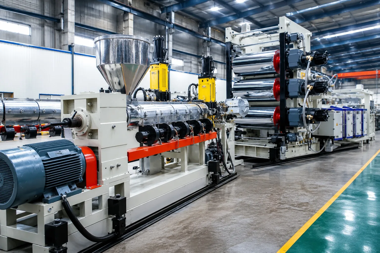 Plastic Sheet Extrusion Machines