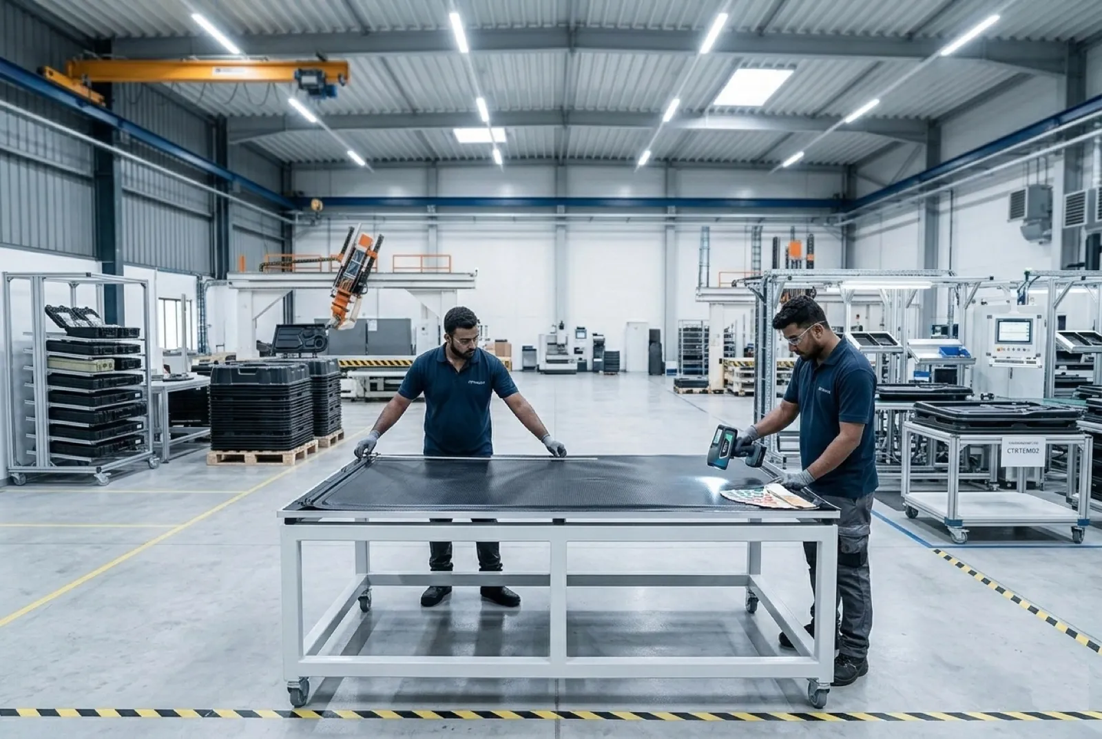 Thermoforming shop floor at Indu Thermoformers