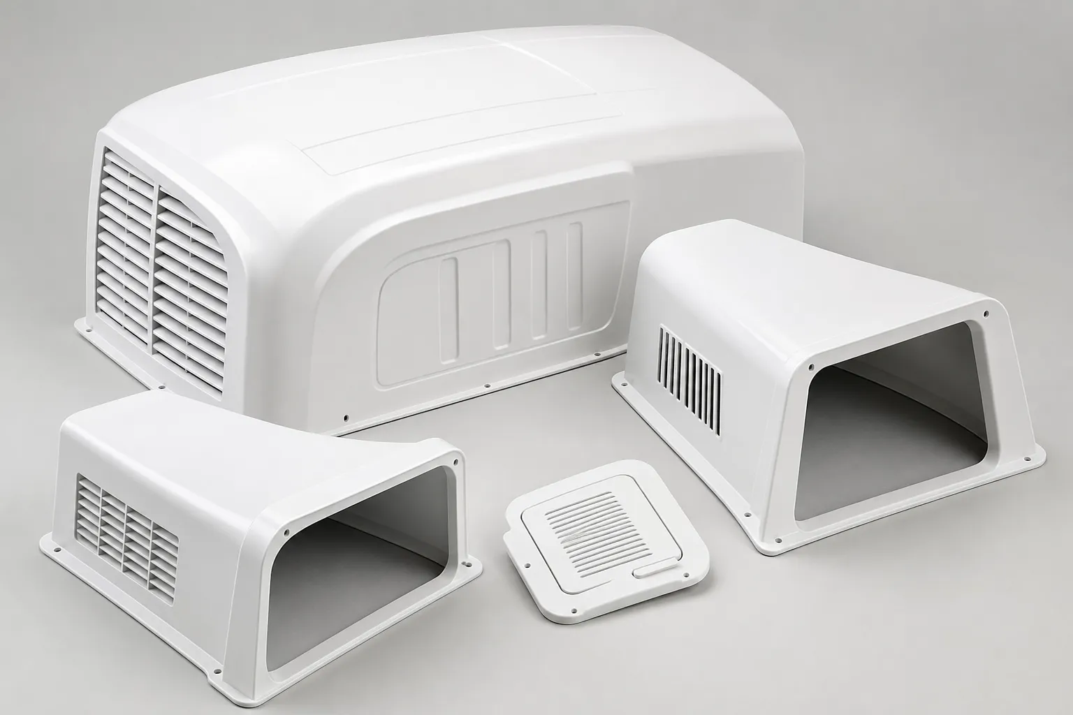 Ducting & equipment covers for an HVAC maker