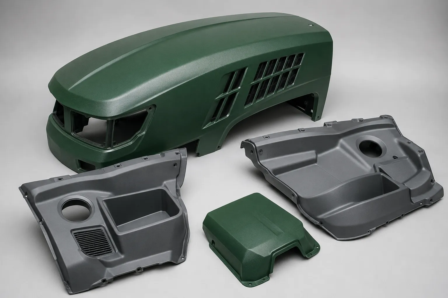 Cabin panels & cowls for agricultural equipment